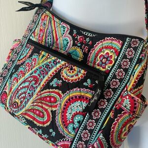 Vibrant Parisian Paisley Design Women’s  Bag by Vera Bradley NEW Retired